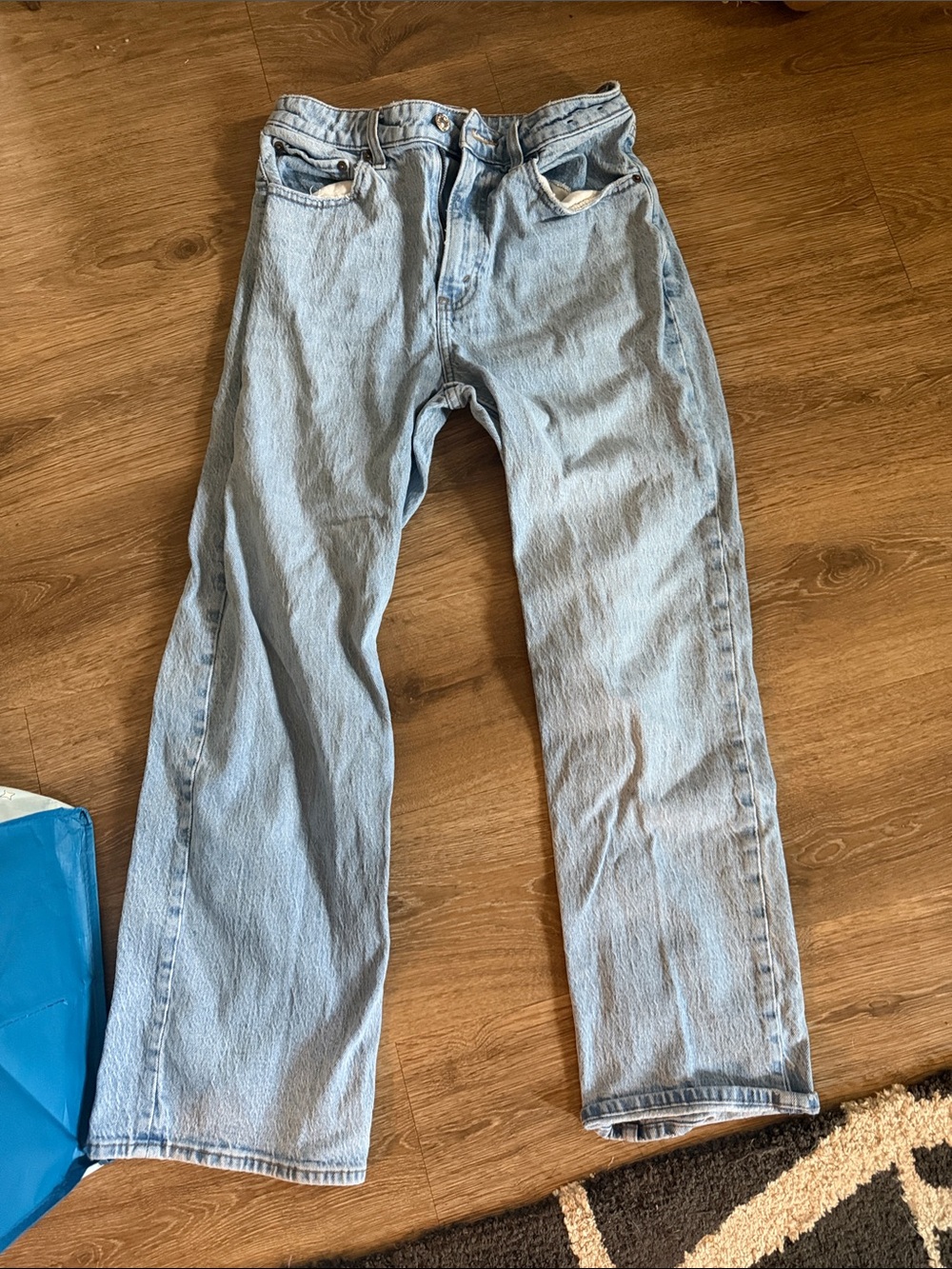 Abercrombie 90s relaxed Jean high rise curve love
